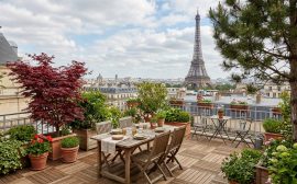 appartement avec terrasse en dernier étage